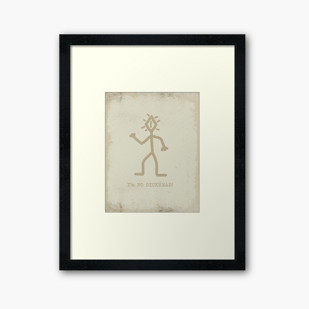 Sicko Manifesto - wall art - dickhead
